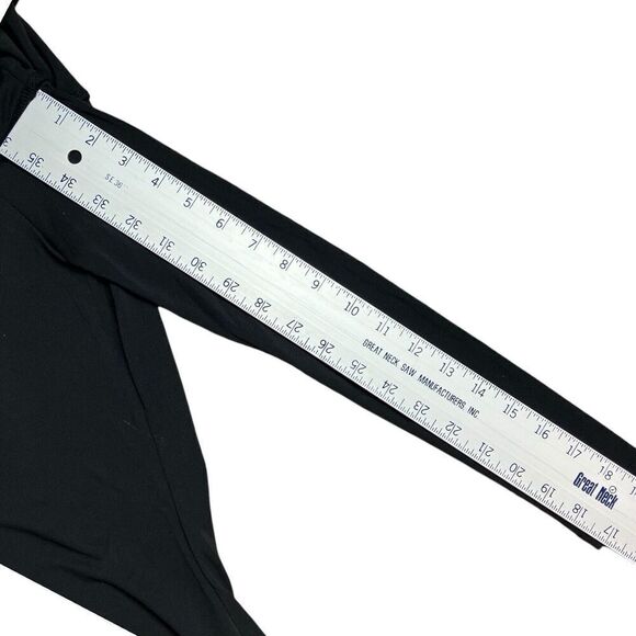 J Crew Collection Dress WMNS XXS Black Off The Shoulder Matte Maxi Jersey BV841 - Picture 10 of 14